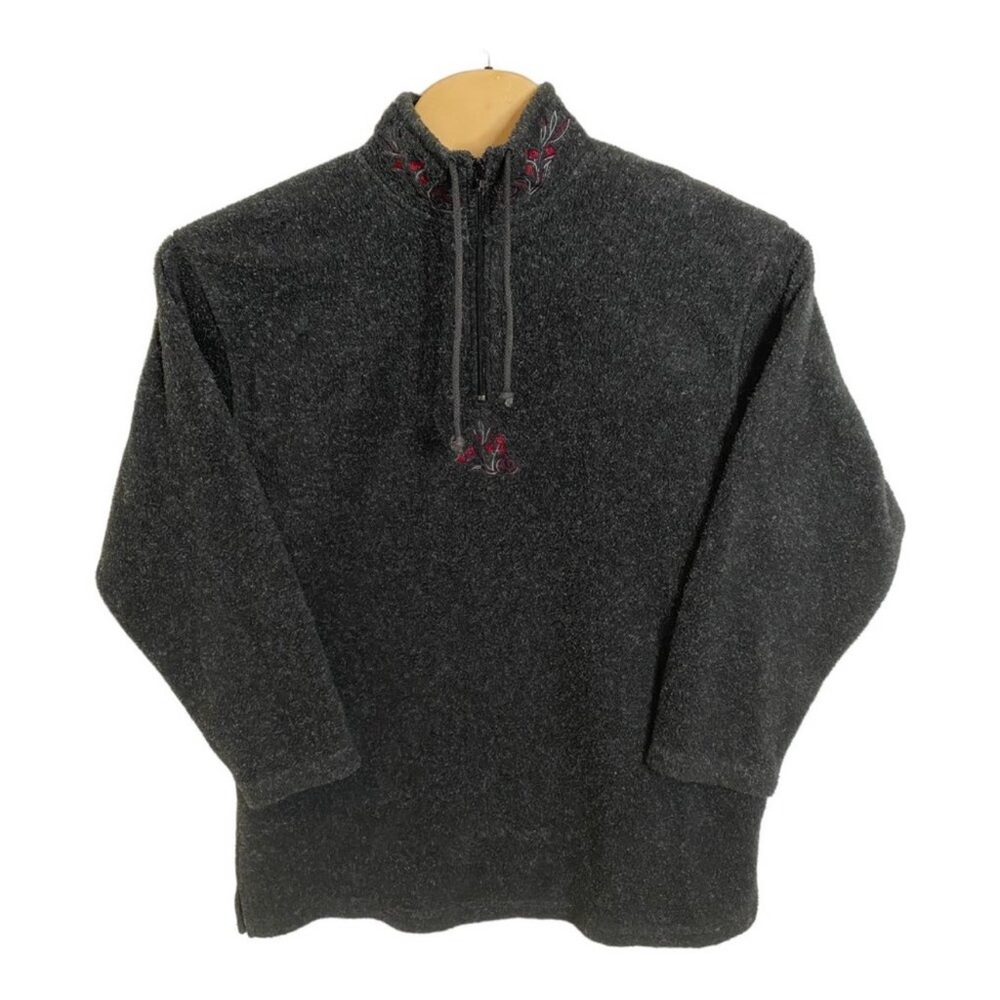 Victoria’s Secret large sweater country gray mock‎ neck comfy